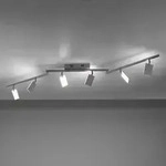 Deckenleuchte PURE, Mira, dimmbar, Metallisch, f&uuml;r Wohnzimmer, Metall, Modern...