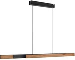 Paul Neuhaus Pure Moto-Rise 2545 LED-Pendelleuchte-Oak/Black Pearl