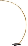 Lucide Curve LED-Bogenleuchte-Messing
