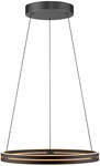 Paul Neuhaus Pure E-Loop 2551 LED-Pendelleuchte-Oak/Black Pearl