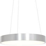 Steinhauer Ringlede LED-Pendelleuchte-Silber-mit LED (2700K)