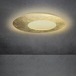 Escale Blade Open 79 LED Wand- und Deckenleuchte-Blattgold-mit LED (2700K)