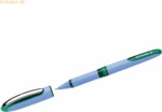 10 x Schneider Tintenkugelschreiber One Hybrid N 0,5mm gr&uuml;n