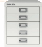Bisley Schubladenschrank Basis A4 5 Sch&uuml;be verkehrsw.