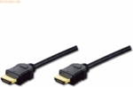 Assmann ASSMANN HDMI Kabel Typ A 5.0m m/Ethernet Full HD gold sw.