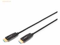 Assmann DIGITUS HDMI AOC Hybrid LWL Kabel, UHD 8K, Typ-A St/St, 30m