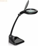 Maul LED-Lupenleuchte Mauliris dimmbar 40 LED tageslichtwei&szlig; schwarz