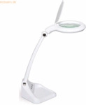 Maul LED-Lupenleuchte Mauliris dimmbar 40 LED tageslichtwei&szlig; wei&szlig;