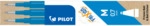 3 x Pilot Tintenrollermine FriXion BLS-FR7 - 0,4 mm himmelblau 3er Pac