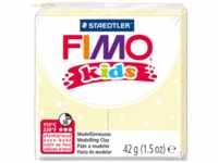 8 x Staedtler Modelliermasse Fimo Kids perlglanz gelb 42g