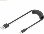 Assmann DIGITUS USB 2.0 - USB - A auf USB - C Spiralkabel