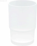 Tesa Ersatzglas f&uuml;r Zahnputzbecherhalter Ekkro Hukk Loxx Luup Moon Smo
