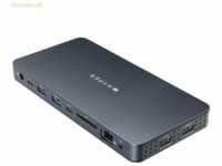 Targus Hyper HyperDrive Universal USB-C 10-in1 Dual HDMI Docking St.
