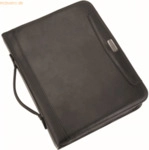 Alassio Ringbuchmappe Porto A4 FineTouch Lederimitat schwarz