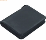 Alassio Ringbuchmappe Luino A5 FineTouch Lederimitat schwarz