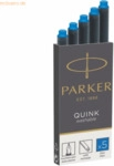 Parker Tintenpatrone Quink VE=5 St&uuml;ck blau