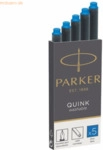 Parker Tintenpatrone Quink/Z44 k&ouml;nigsblau VE=5 St&uuml;ck