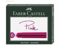 Faber Castell Tintenpatrone für Füllhalter Standard pink VE=6 Stück