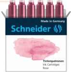 Schneider Tintenpatrone Standard Pastell Rose VE=6 St&uuml;ck