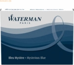 Waterman Tintenpatronen Standard blauschwarz VE=8 St&uuml;ck