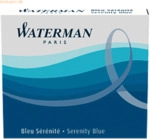 Waterman Tintenpatronen International floridablau VE=6 St&uuml;ck