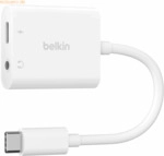 Belkin Belkin RockStar 3,5mm-Klinken-Audio- und USB-C-Ladeadapter wht