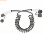 Assmann DIGITUS KFZ-Spiral-Ladekabel f&uuml;r Elektroautos&PHEV-10 m- Typ 2