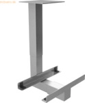 mcbuero.de PC-Halter RCPU Untertischmontage silber