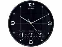 Unilux 400094567, Unilux Wanduhr On Time Kunststoff 30 cm schwarz