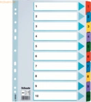 Esselte Register A4 Mylar 1-10 wei&szlig;