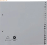 Exacompta Register 1723B 2/3 A4 PP A-Z grau