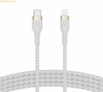 Belkin Belkin PRO Flex Lightning/USB-C,bis 15W, Apple zert.,2m, wei&szlig;