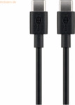 Goobay USB Kabel 66318 DAT USB-C/C v2.0 1m schwarz