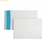 Posthorn Faltentasche 00014348 B4 140g ohne Fenster haftklebend wei&szlig; 1