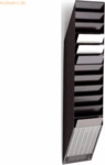 Durable Prospektspender Flexiboxx 12 A4 12 F&auml;cher schwarz