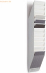 Durable Prospektspender Flexiboxx 12 A4 12 F&auml;cher wei&szlig;