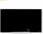 Nobo Glastafel Diamond magnetisch 1264x711mm schwarz