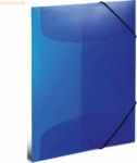 HERMA Sammelmappe A3 PP transluzent dunkelblau