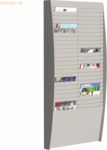 Paperflow Wand-Sortiertafel V 50F A4V2X25.02 DIN A4 grau