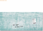 Sigel Glas-Magnettafel Artverum 130x55cm Turquoise Wall matt