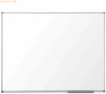 Nobo Wei&szlig;wandtafel Basic Stahl magnetisch Aluminumrahmen 120x90cm wei&szlig;