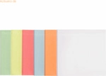 Franken Moderationskarten selbsthaftend Rechteck 105x95mm sortiert VE=