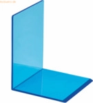 MAUL Buchst&uuml;tze Acry Neon 3mm 100x130x100mm transparent blau
