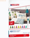 Edding Textilpen edding 4600 Rundspitze 1mm VE=10 Farben