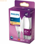 Signify Philips LED classic Lampe 40W E14 Kerze Warmw 470lm matt 2erP