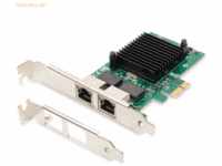 Assmann DIGITUS Dual Gigabit Ethernet PCI Express Karte, 2-Port 32-bit