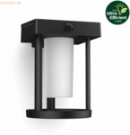 Signify Philips Outdoor A-Label Solar Camill Wandleuchte rund matt sw
