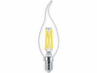 Signify Philips LED WarmGlow Lampe 40W E14 Kerze Klar 1er P