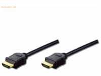 Assmann ASSMANN HDMI Kabel Typ A 3.0m m/Ethernet Full HD gold sw.