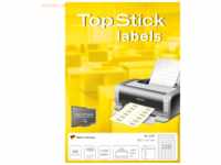 10 x TopStick Universal-Etiketten Papier weiß selbstklebend 38,1x12,7m